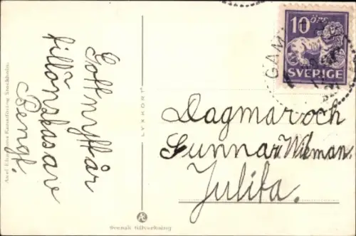 Künstler Ak Nyström, Jenny, Neujahr, Kind, Klee