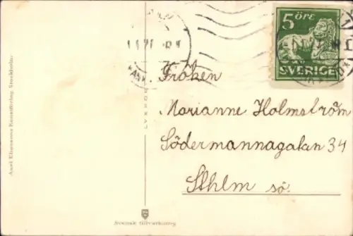 Künstler Ak Nyström, Jenny, Neujahr, 365 Lyckliga dagar