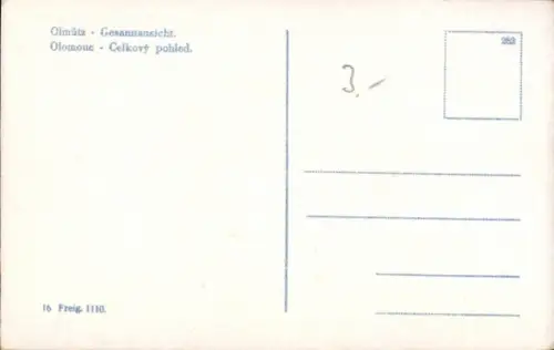 Ak Olomouc Olmütz Stadt, Gesamtansicht