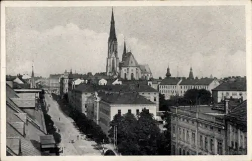 Ak Olomouc Olmütz Stadt, Stadtansicht, Kirche,  Dom