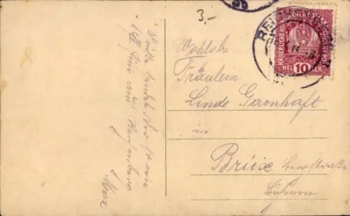 Ak Reichenberg in Böhmen Liberec Tschechien, Reichenberg i. Böhmen, Altstädterplatz, Rathaus,  