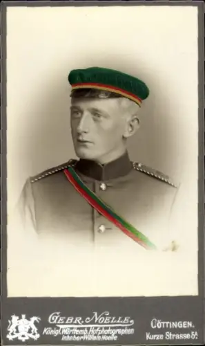 Studentika CdV Göttingen, Porträt eines Studenten