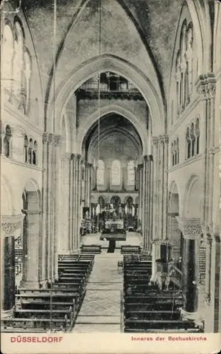 Ak Düsseldorf am Rhein,  Inneres der Rochuskirche