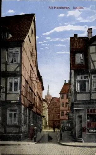 Ak Hannover, Alt- Inselstraße,  Gebäude, Straßenansicht