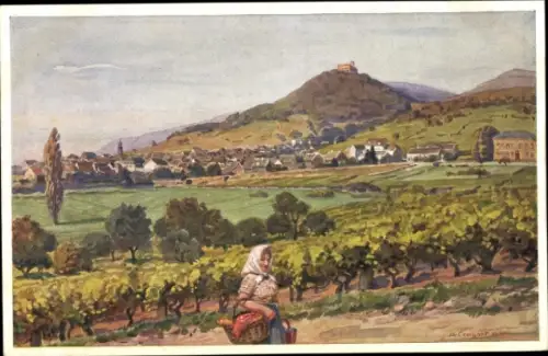 Ak Hambach Neustadt an der Weinstraße, Maxburg, Hambacher Schloss