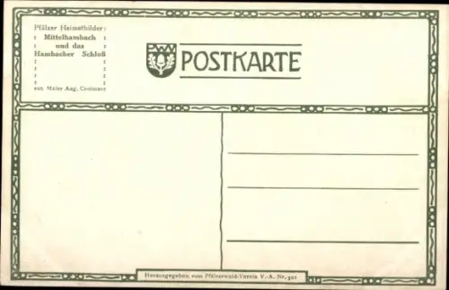 Ak Hambach Neustadt an der Weinstraße, Maxburg, Hambacher Schloss