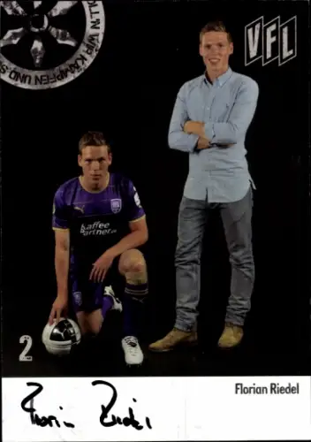 Autogrammkarte Fußballer Florian Riedel, VFL Osnabrück, Autogramm