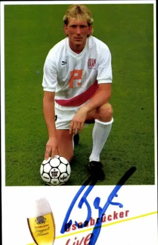 Autogrammkarte Fußballer Klaus Basten, VFL Osnabrück, Autogramm
