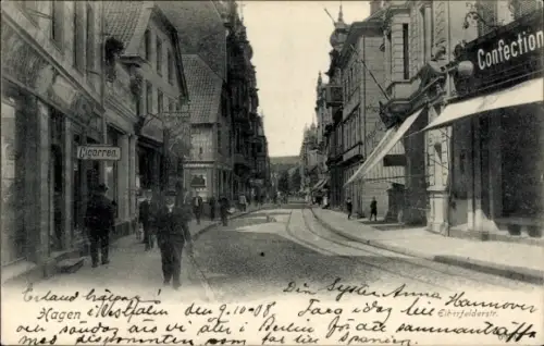 Ak Hagen in Westfalen, Elberfelderstraße