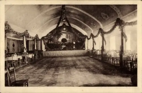 Ak Wedel an der Elbe, Gasthaus Zum Roland, Saal, Inh. Carl Ratjen