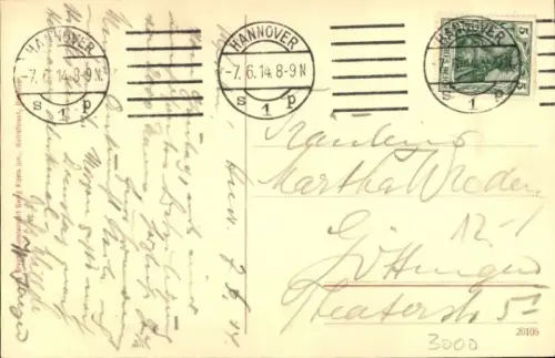 Ak Hannover in Niedersachsen, Gautag des Verbandes mittlerer Reichs-Post-und Telegraphenbeamten