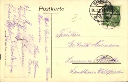 Ak Hannover in Niedersachsen, Hansahaus, Kleiner Saal, Aegidientorplatz, Bosnau & Knauer