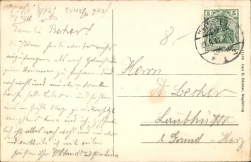 Ak Bad Helmstedt in Niedersachsen, Promenadengarten