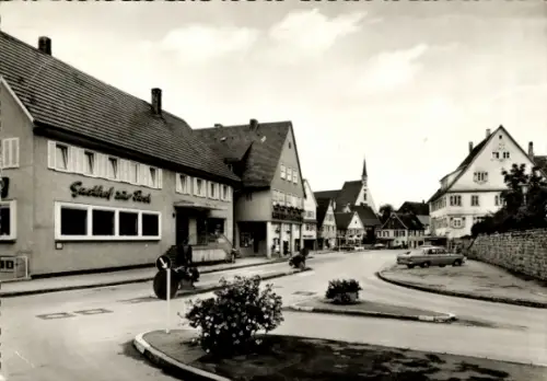 Ak Weilheim an der Teck Schwäbische Alb, Straßensicht, Gasthof zur Teck