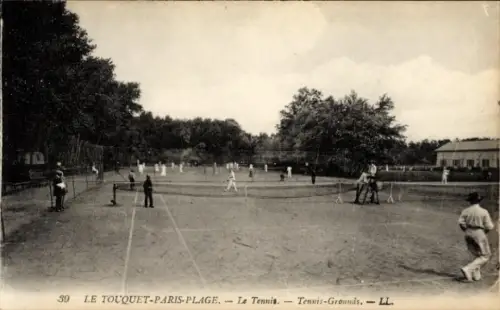 Ak Le Touquet Paris Plage Pas de Calais, Tennis