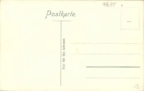 Ak Bad Kissingen Unterfranken Bayern, Bismarck-Wohnung, Obere Saline, Denkmal
