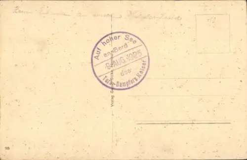 Ak Turbinenschnelldampfer Kaiser, HAPAG