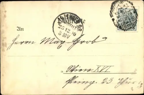 Litho Weihnachten, Engel, Schlaf in himmlischer Ruh, Kind