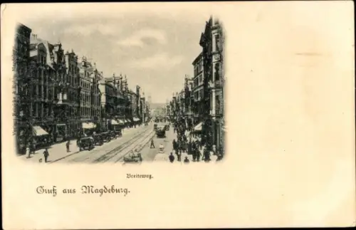 Ak Magdeburg an der Elbe, Breitenweg