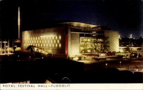 Ak  London England, Royal Festival Hall, Festival of Britain 1951