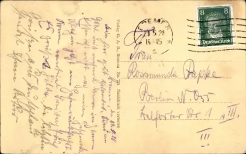 Ak Dampfer München, Norddeutscher Lloyd Bremen