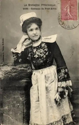 CPA Bretagne Pittoresque, Costume de Pont-Aven