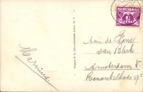 Ak Laren Noord-Holland Nederland, De Prinses