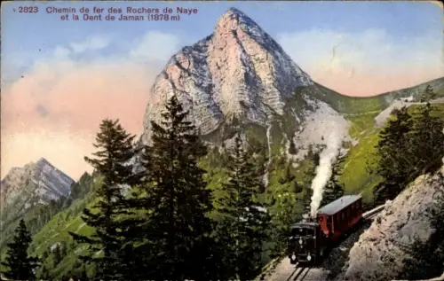 CPA Veytaux Canton de Vaud, Rochers de Naye, Dent de Jaman