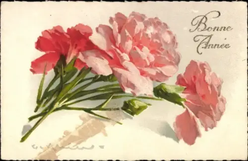 Künstler Ak Klein, Catharina, Nelken