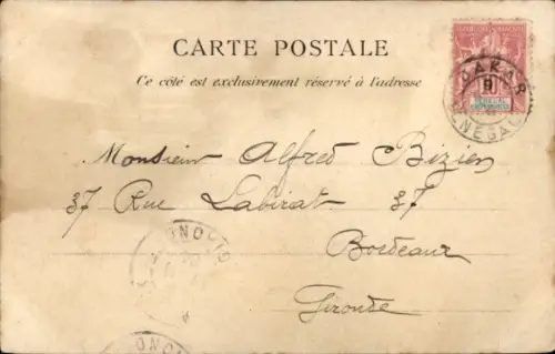 CPA Dakar Sénégal, Femmes jouant au wouri-fock