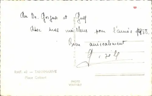 CPA Antananarivo Tananarive Madagascar, Place Colbert