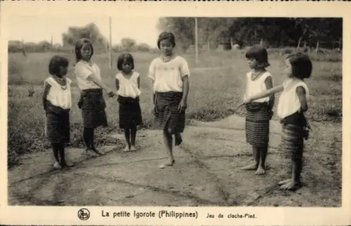 Ak Het Igorotsch meisje, Hinkelen, Hüpfspiel