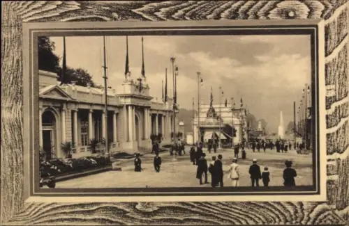 Passepartout CPA Exposition de Bruxelles 1910, Palais