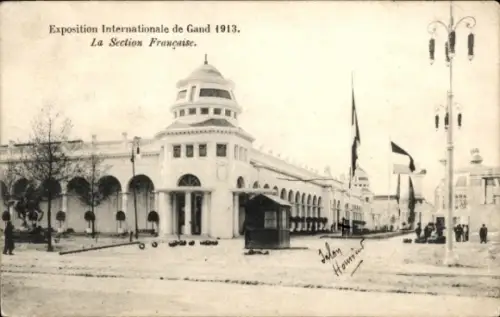 Ak Gand Ostflandern, Weltausstellung 1913, France