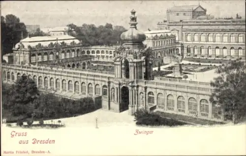 Ak Dresden Altstadt, Zwinger