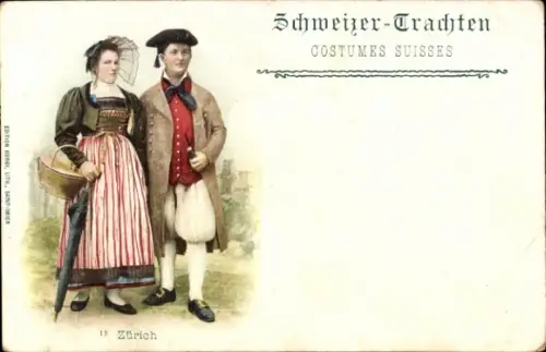 Litho Zürich, Schweizer Trachten