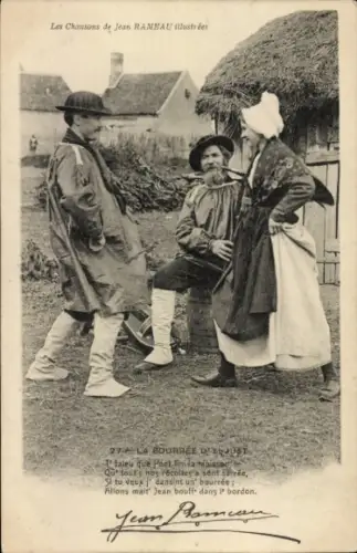 Lied Ak Les Chansons de Jean Rameau, La bourrée