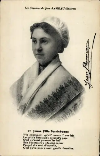 Lied Ak Les Chansons de Jean Rameau, Jeune Fille Berrichonne