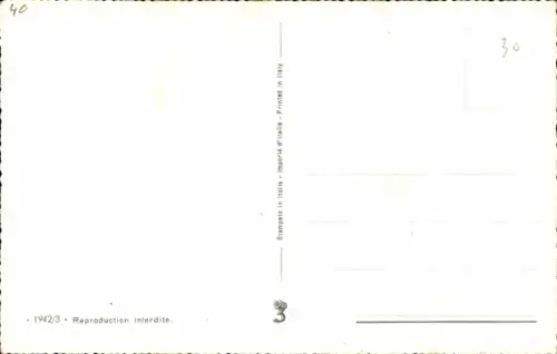 Ak Frau in schwarz-weißem Badeanzug