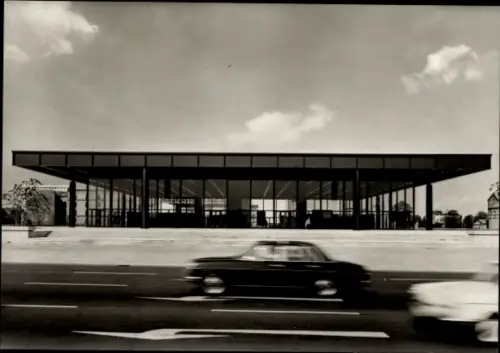 Ak Berlin Tiergarten, Neue Nationalgalerie, Ludwig Mies van der Rohe
