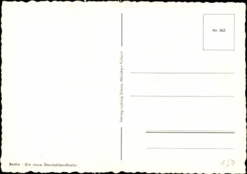 Ak Berlin Charlottenburg Westend, Neue Deutschlandhalle