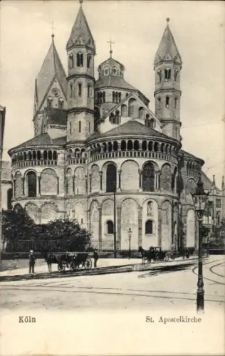 Ak Köln am Rhein, St. Apostelkirche