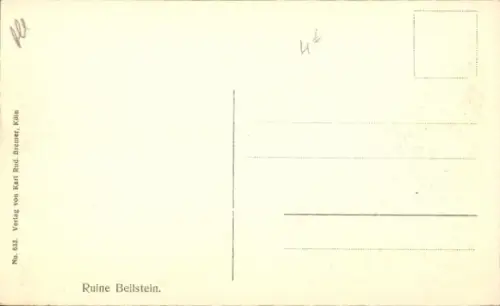 Ak Kaiserslautern in der Pfalz, Ruine Beilstein