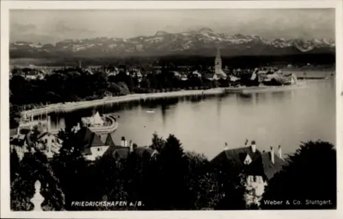 Ak Friedrichshafen am Bodensee, Gesamtansicht