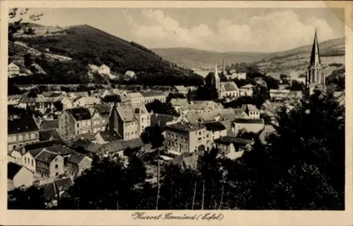 Ak Heimbach in der Eifel, Gmünd, Gesamtansicht