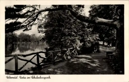 Ak Salzwedel in der Altmark, Schulenburgpark