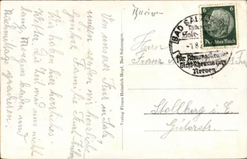 Ak Bad Salzungen in Thüringen,  Kurhaus, Seeansicht, 