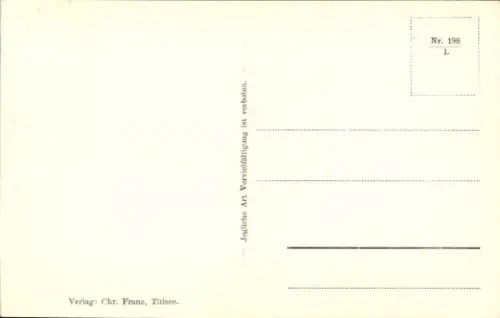 Ak Titisee Neustadt im Breisgau Hochschwarzwald, Landschaft mit See, Wäldern, Häusern, Titisee-Sc