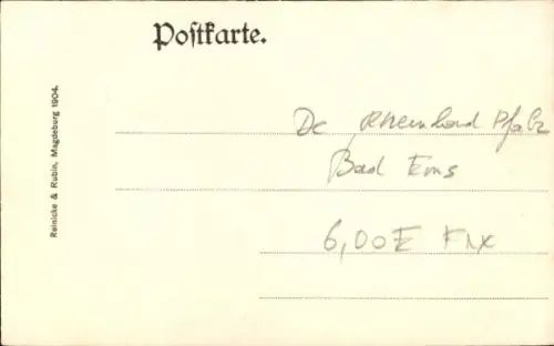 Ak Bad Ems an der Lahn, EMS, vom Kriegerdenkmal gesehen, Fluss, Berge, Stadtansicht