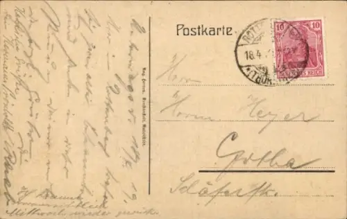 Ak Schwarzburg in Thüringen,  Thüringer Wald, Blick vom Trippstein